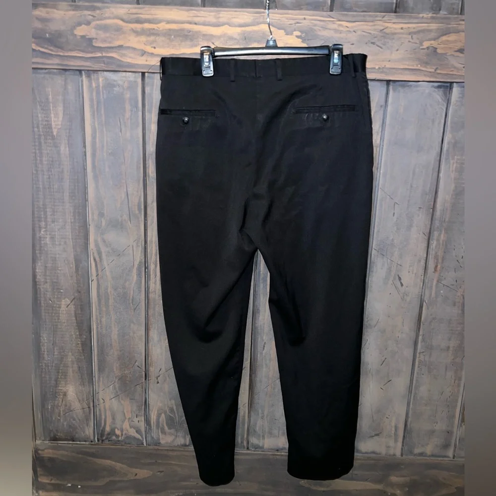 Kenneth Cole black dress pants slacks 36/30 - Picture 2 of 3
